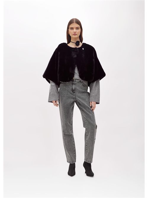 Cappa in faux fur BLUGIRL BLUMARINE | PF5006T0300/22222